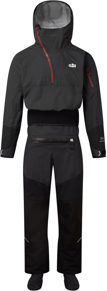 2026 Gill Verso Back Zip Droogpak & Met Rits - Graphite