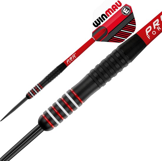 Winmau - Dartpijlen Brass Darts Rookie 20 Gram - Rood van Merkloos — afbeelding 2