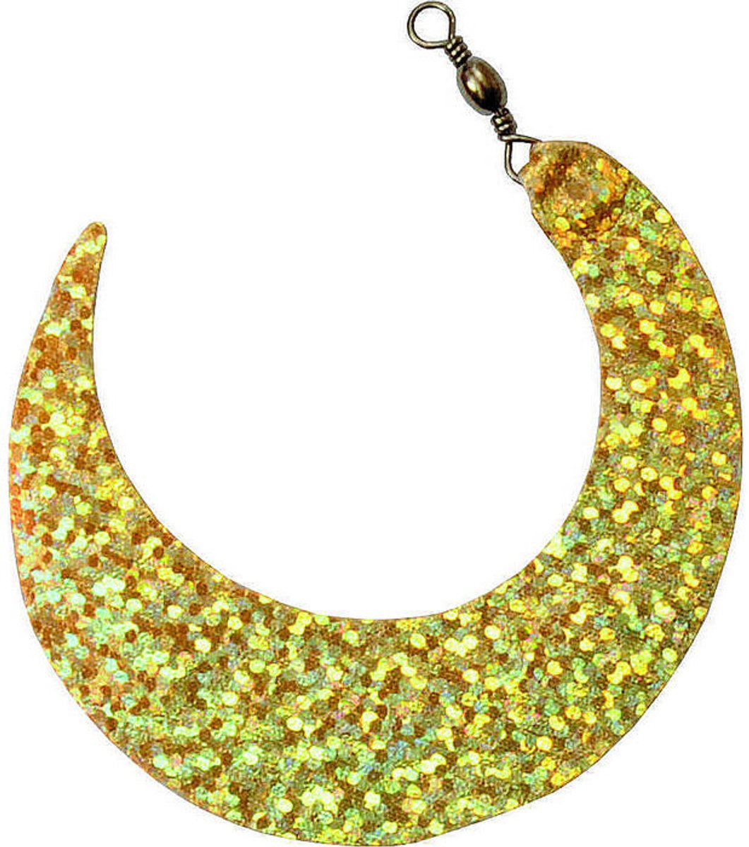 Predox Predox Wiggle Tail Gold Holo – Wiggle Tail met wartel voor kunstaas en streamers XL