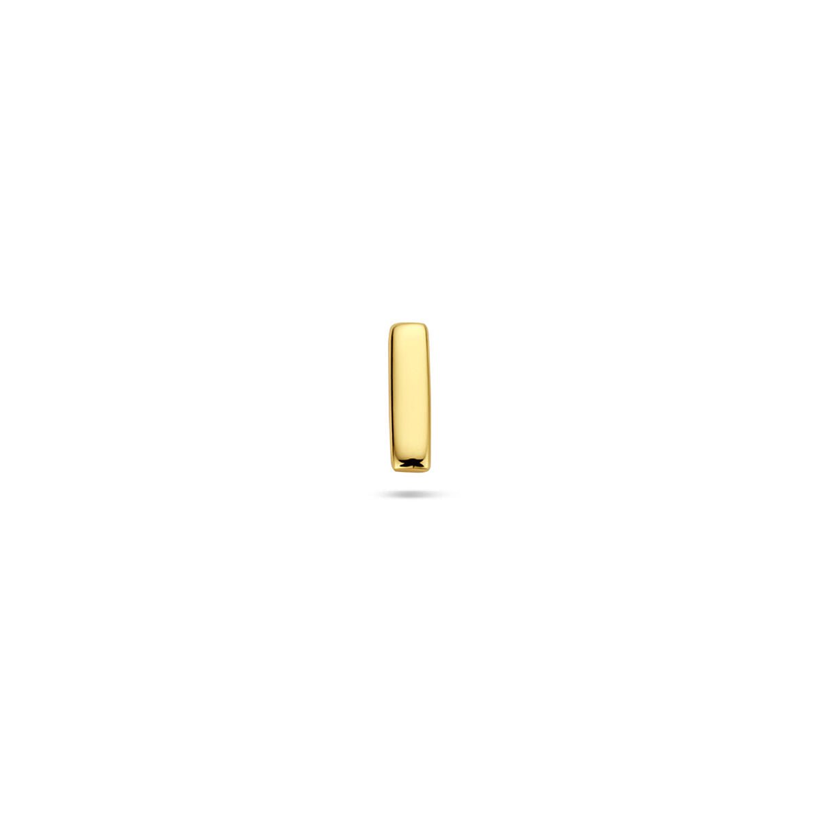 Zilveren vergulde flat back piercing balk 6,5 mm 1 micron - 2104189