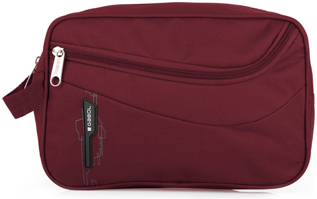Gabol Week Eco Toilettas 28 cm - 5 L - Ritssluiting - red2