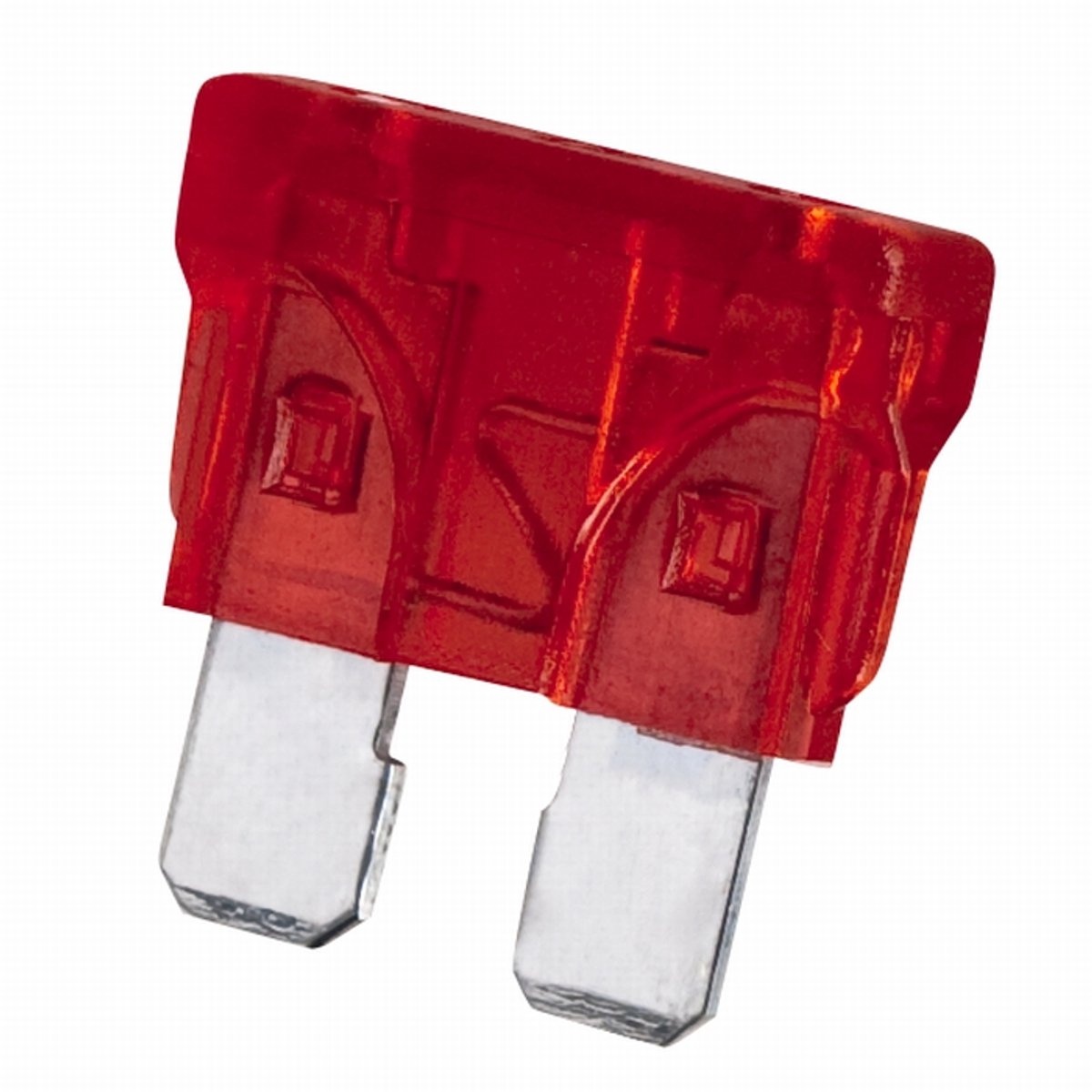 25x Steekzekering 10A Rood – Knife Fuse 19 X 13 Mm Voor Auto En Car Audio – Autoverzekering 10 Ampère – Blade Fuse Voor Voertuigen En Geluidsinstallaties – Beveiligingszekering – 25 Stuks [05336]