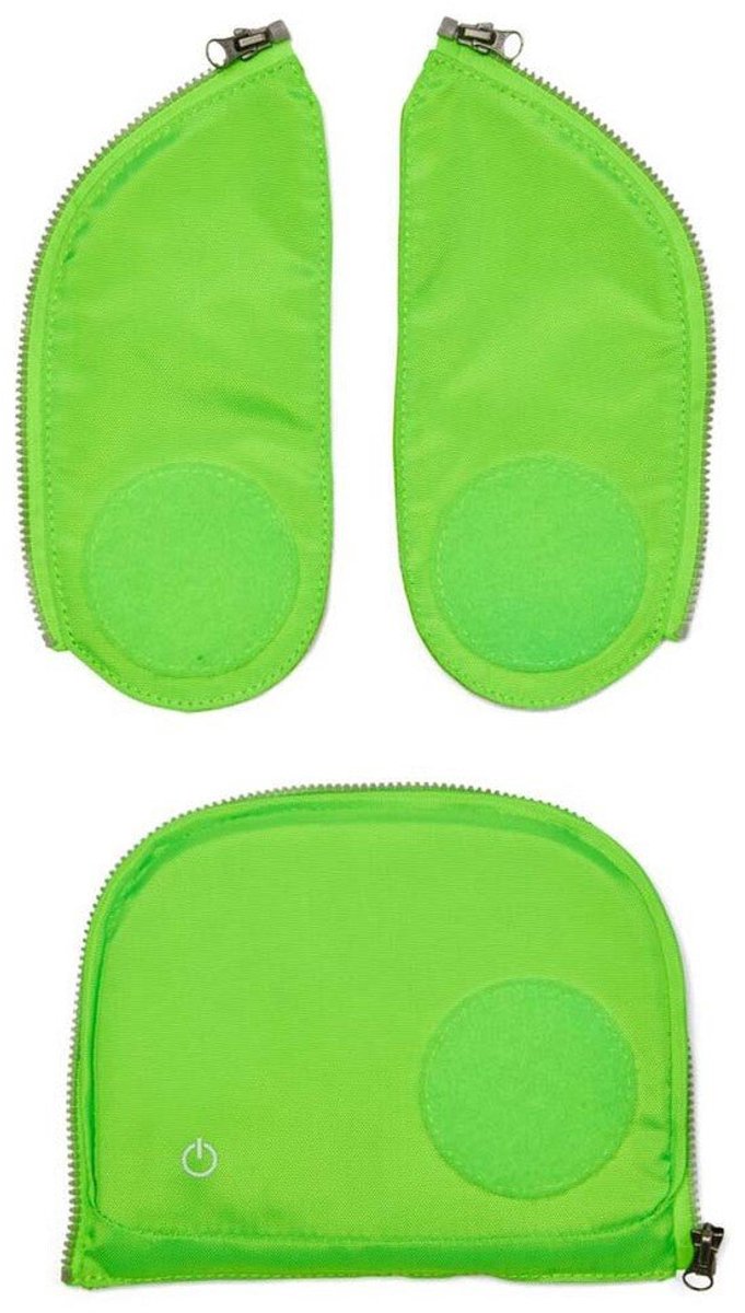 Ergobag Zubehör Pack/Cubo/Cubo Light - Zijvak Zip-Set 3tlg. (grün)