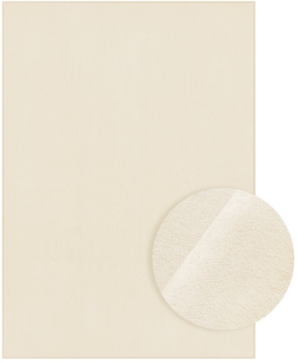 Vloerkleed – Antislip – 170 x 120 cm – Cappuccino Beige