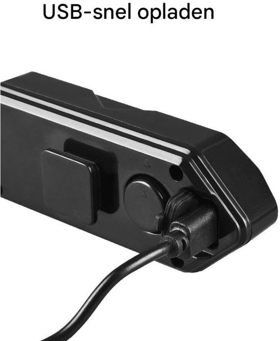 GELLDG Fietsachterlicht - met richtingaanwijzers en afstandsbediening - 5 LED-standen - waterdicht - USB-opladen - geïntegreerde claxon - richtingaanwijzers - compatibel met stuur, helm en bagagedrager — afbeelding 2