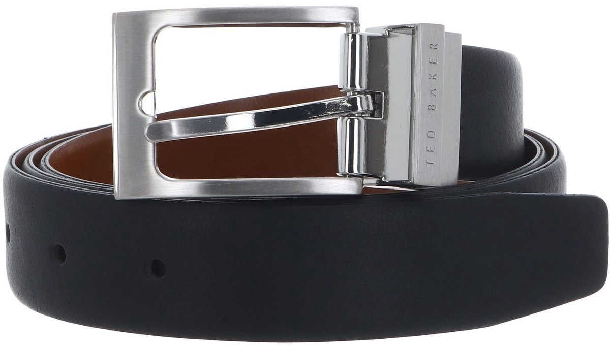 Ted Baker riem Karmer Reversible Leather Belt W90 Black zwart bruine