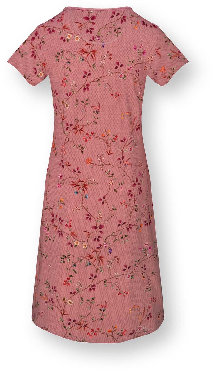 Pip Studio Daniela Nachthemd Lange Mouw Dames - Loungewear - Delhi Dreams - Roze