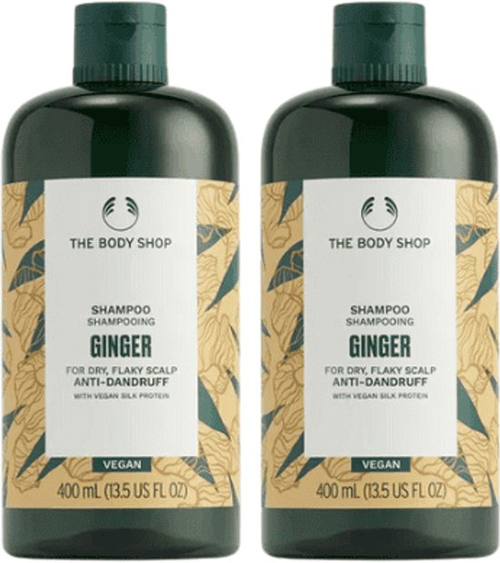 Shampoing + Après-shampoing Anti-Pellicules The Body Shop Au Gingembre - Neuf