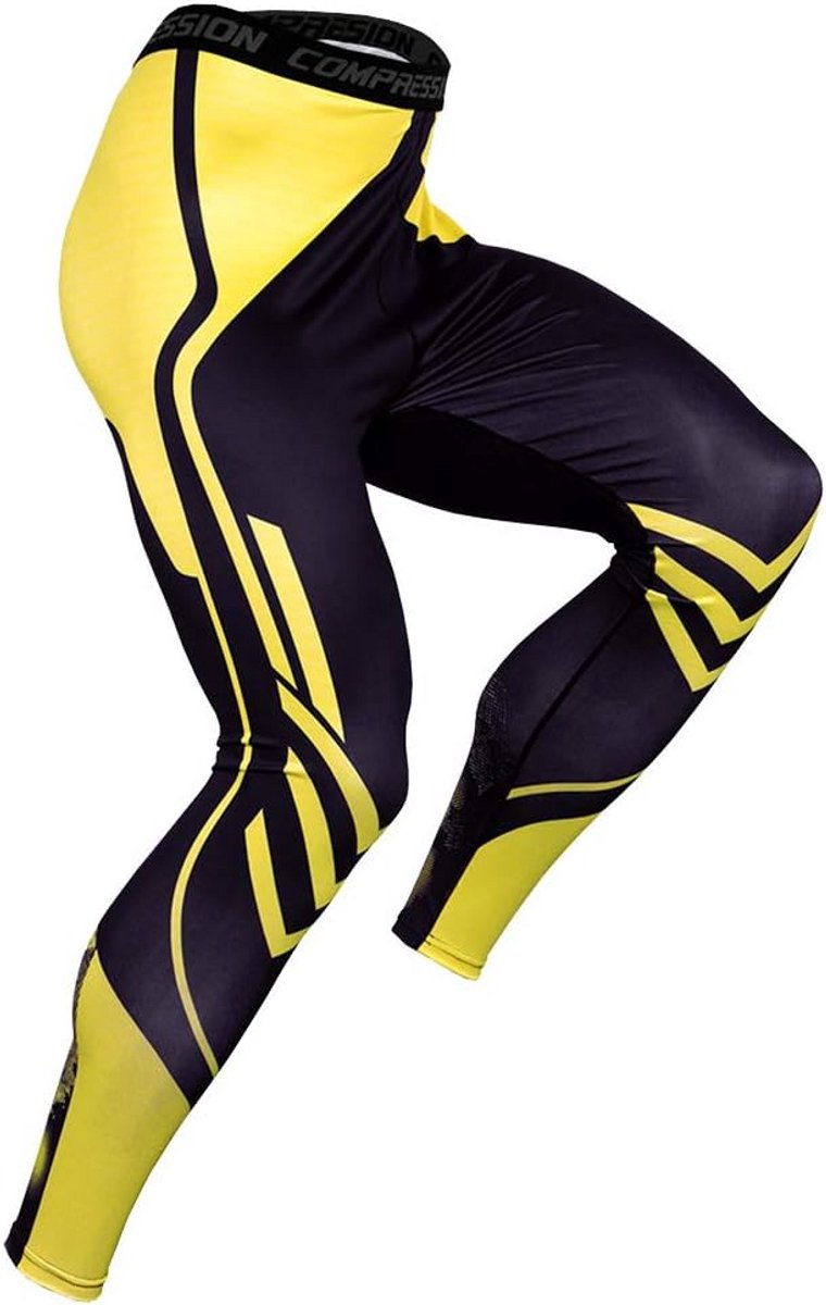 Functionele Compressie Hardloop- en Trainingsbroek voor Heren | Sneldrogend