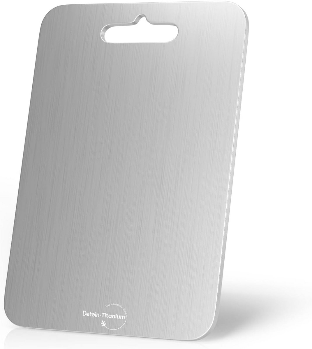 Pure Titanium Snijplank - Dubbelzijdig en Antislip - 36x25 cm