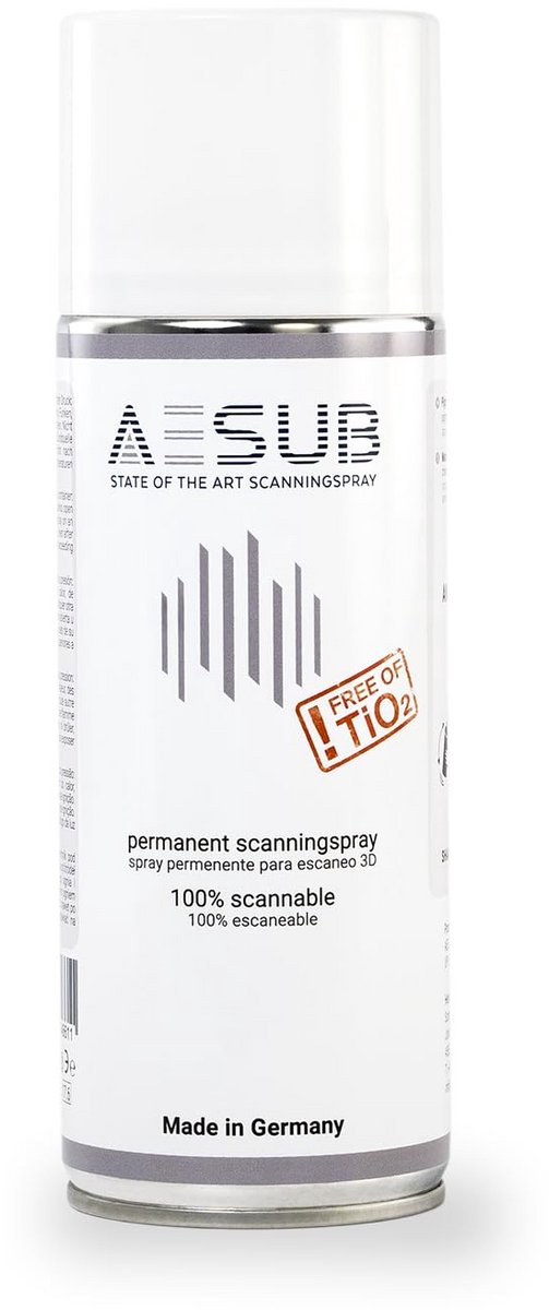 ScanSpray Wit 400 ml voor Optimaal Scannen
