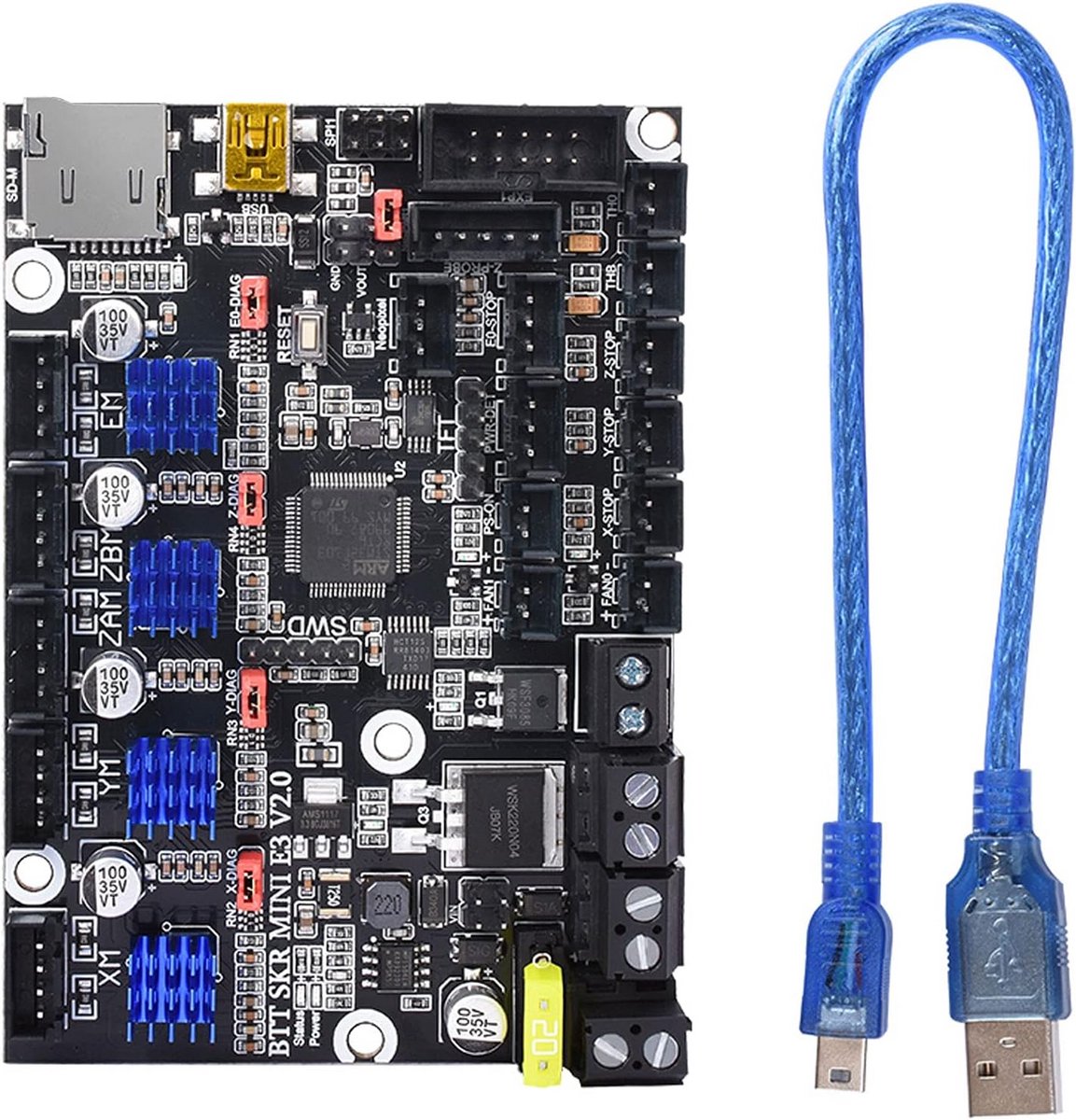 32-Bit Control Board voor 3D Printers met TMC2209 Driver - Hoge Compatibiliteit