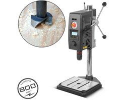 STAHLWERK MBD-800 ST tafelboormachine met positioneerlaser | 800 W kolomboormachine | 200 - 2.500 tpm | snelspanboorhouder 1,5 - 13 mm | kolomboormachine met 90 mm boorslag | digitaal display