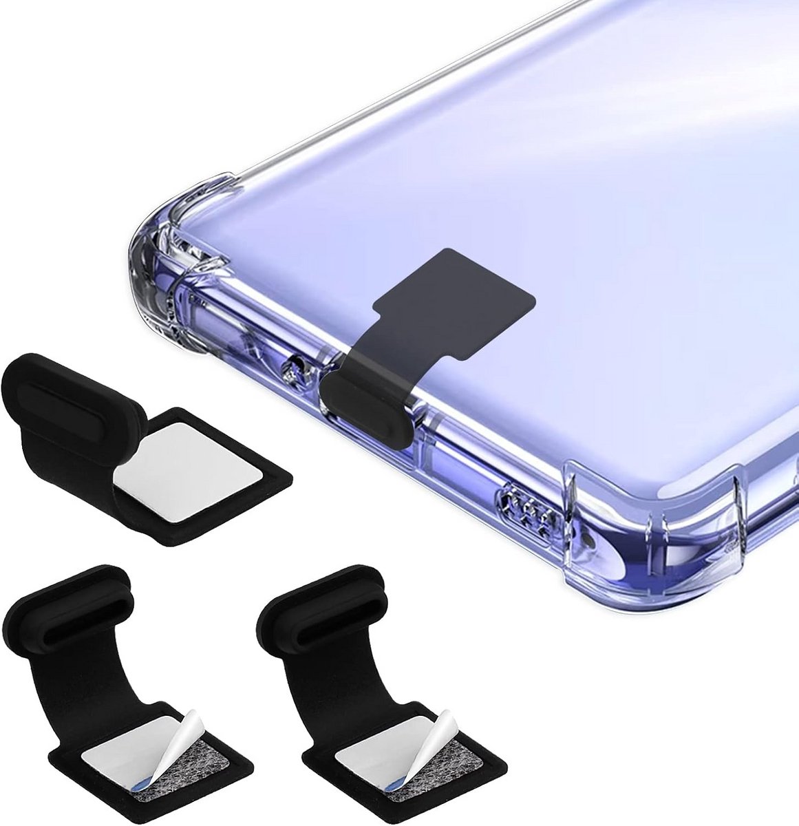 Stofbeschermers voor USB-C Poort - Anti-Stof Pluggen voor Telefoons en Laptops