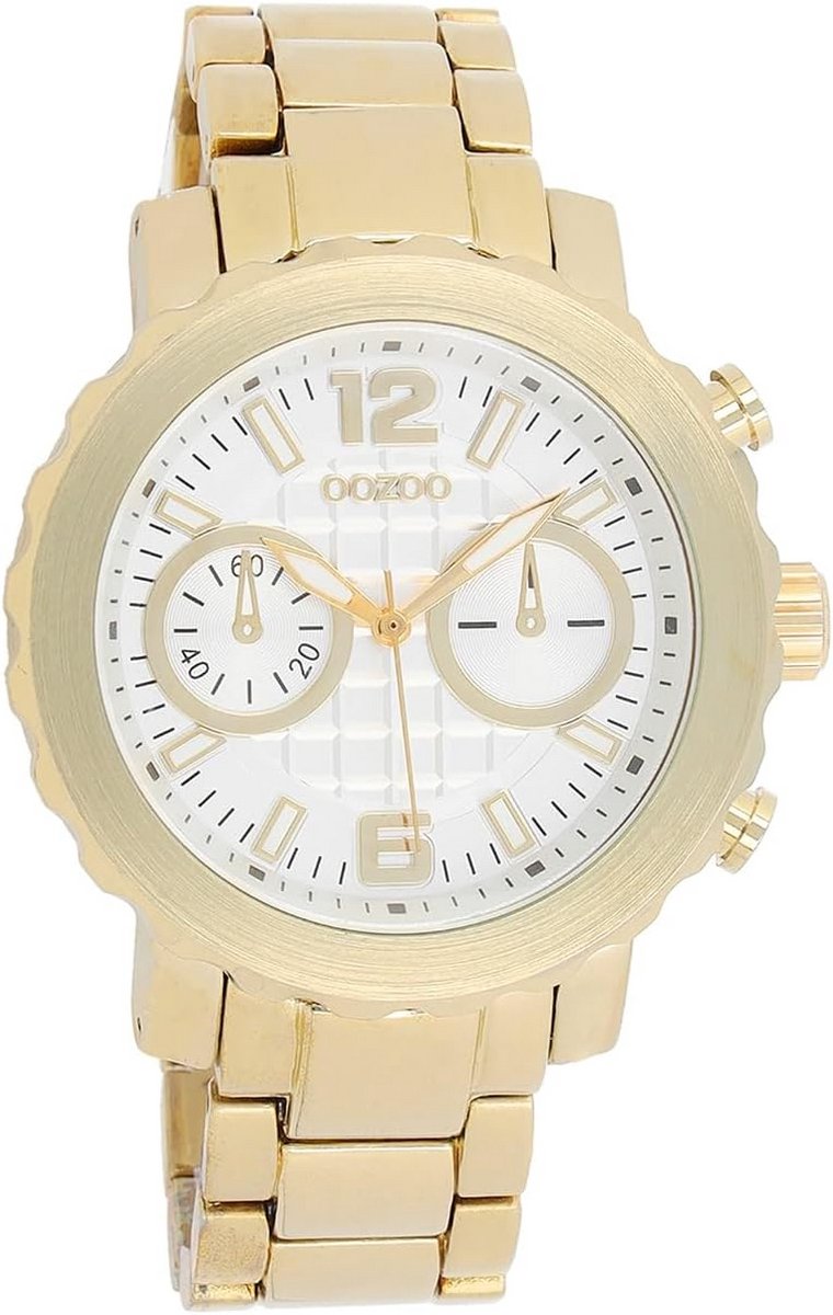 Metalen Horloge met XL Formaat - Stijlvolle Modieuze Uurwerken Korting