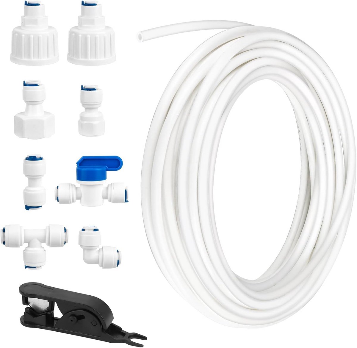 Complete Waterslang Aansluitset voor Koelkast en Waterfilters (15m)