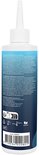 Achterkant van een witte fles met blauw en teal design. Tekst: Toy Cleaner Safe & Effective.