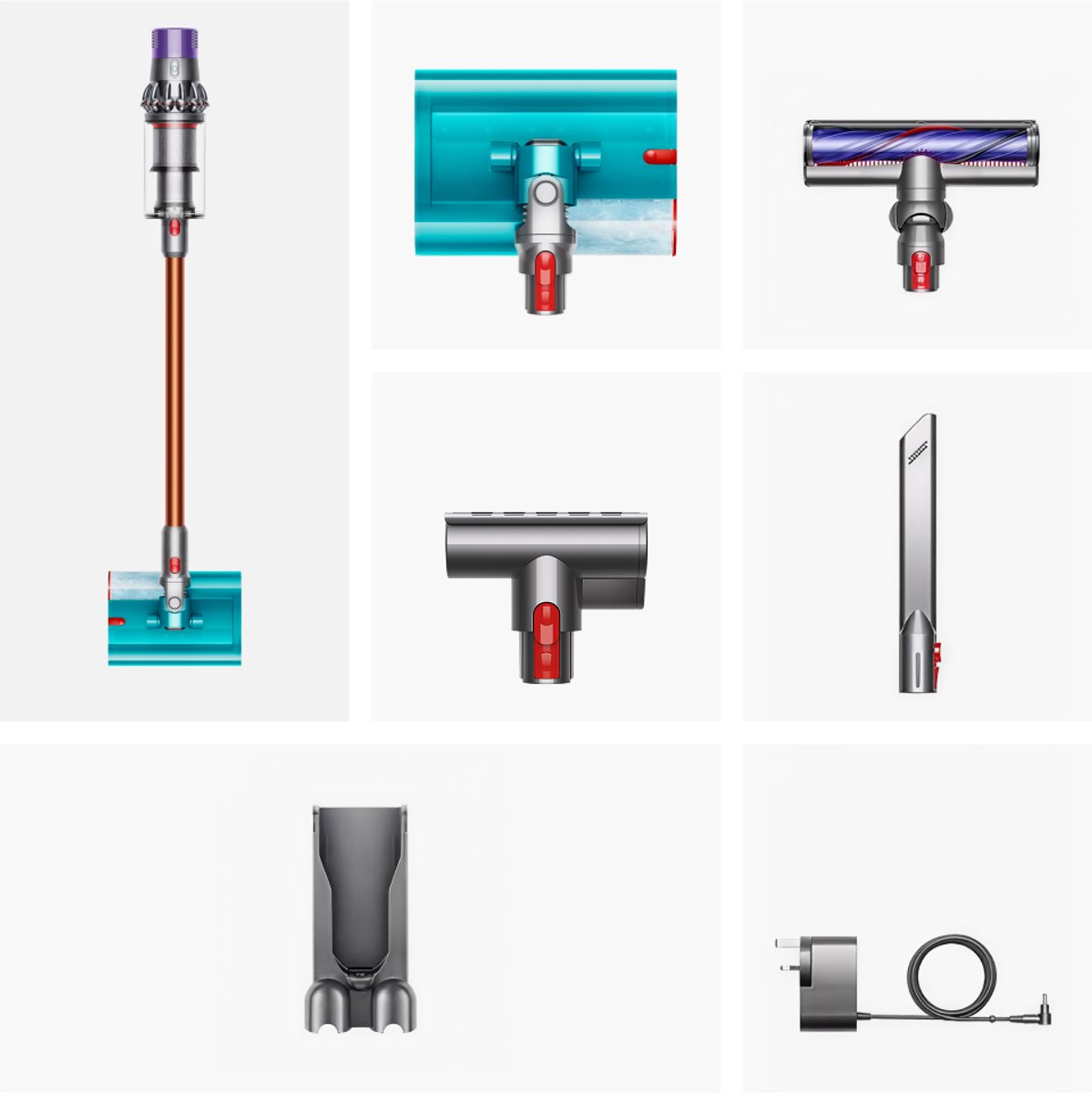 Dyson V10 Cyclone Submarine - Steelstofzuiger met dweilfunctie - Koper - 150 Air Watts - Lange batterijduur — afbeelding 6