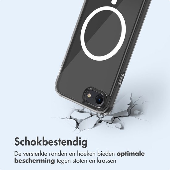 Coque imoshion - Compatible avec iPhone 7 / 8 / SE (2020) / SE (2022) - Coque arrière de protection compatible MagSafe - Transparente