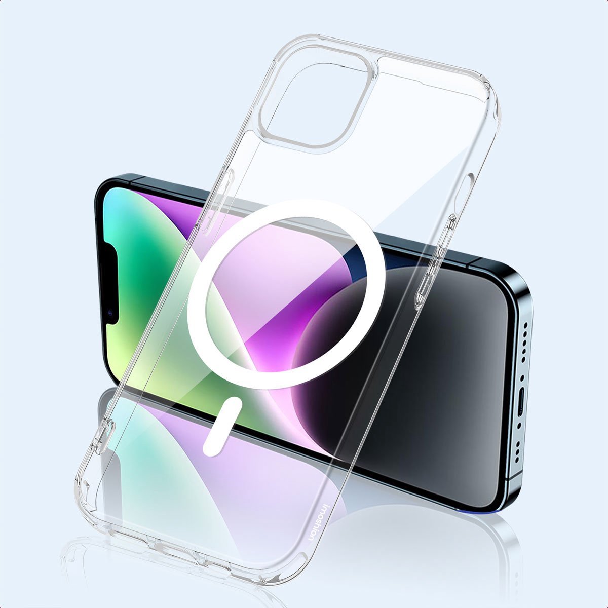 imoshion Hoesje - Geschikt voor Apple iPhone 14 - Protective Backcover geschikt voor MagSafe - Transparant — cadeau in Cadeau-ideeën - foto 3