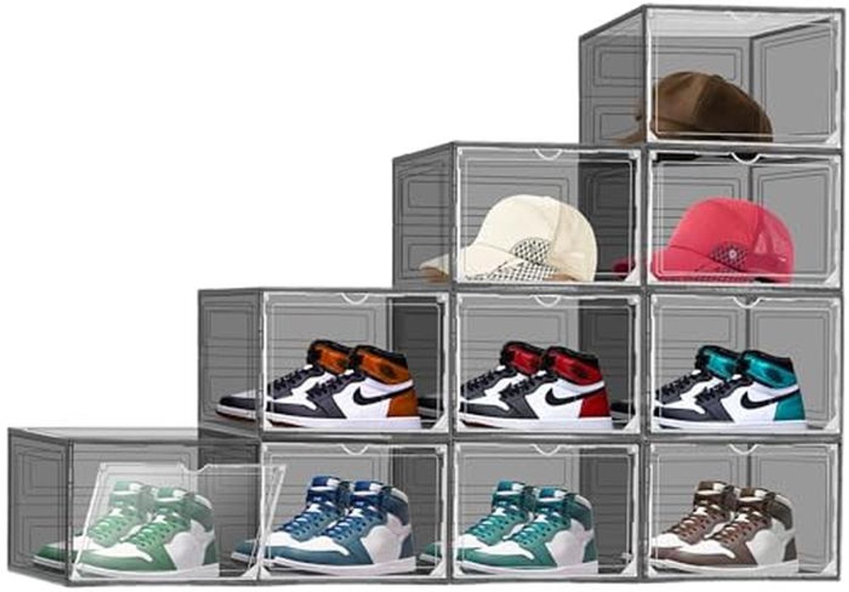 Schoencontainers voor Organisatie en Opslag - Stapelbare Opbergdozen