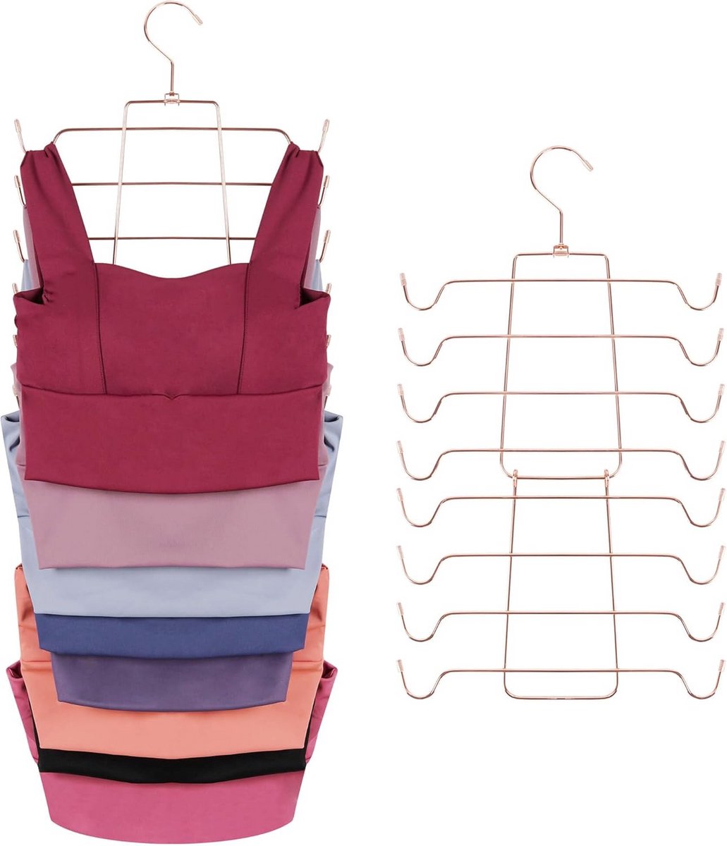 Ruimtebesparende Hanger voor Tanktops, BH's en Hemden - Antislip Kastorganizer