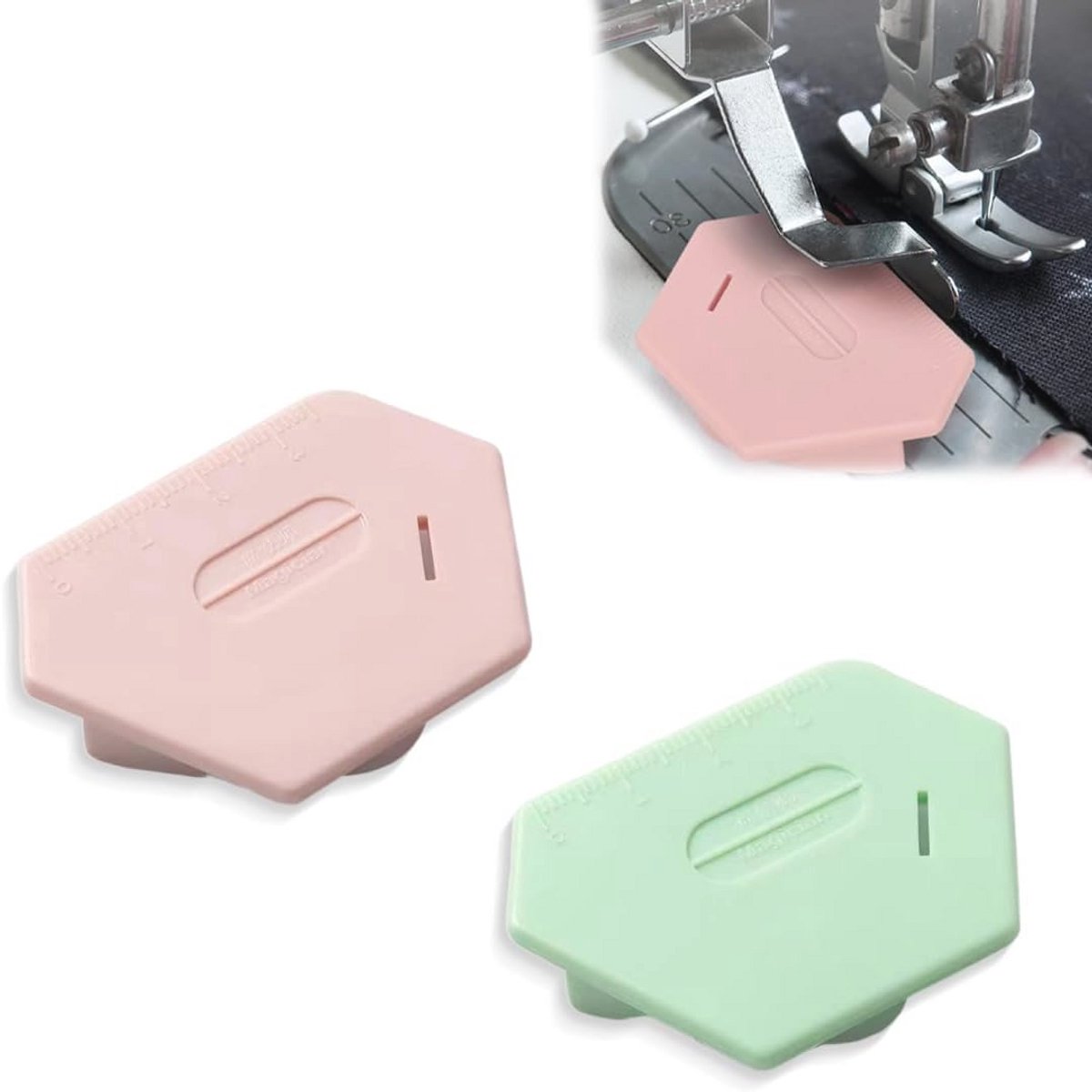 Magnetische Geleiders voor Naaimachines - Precisieaccessoires en Naai-Toebehoren (2 Stuks)