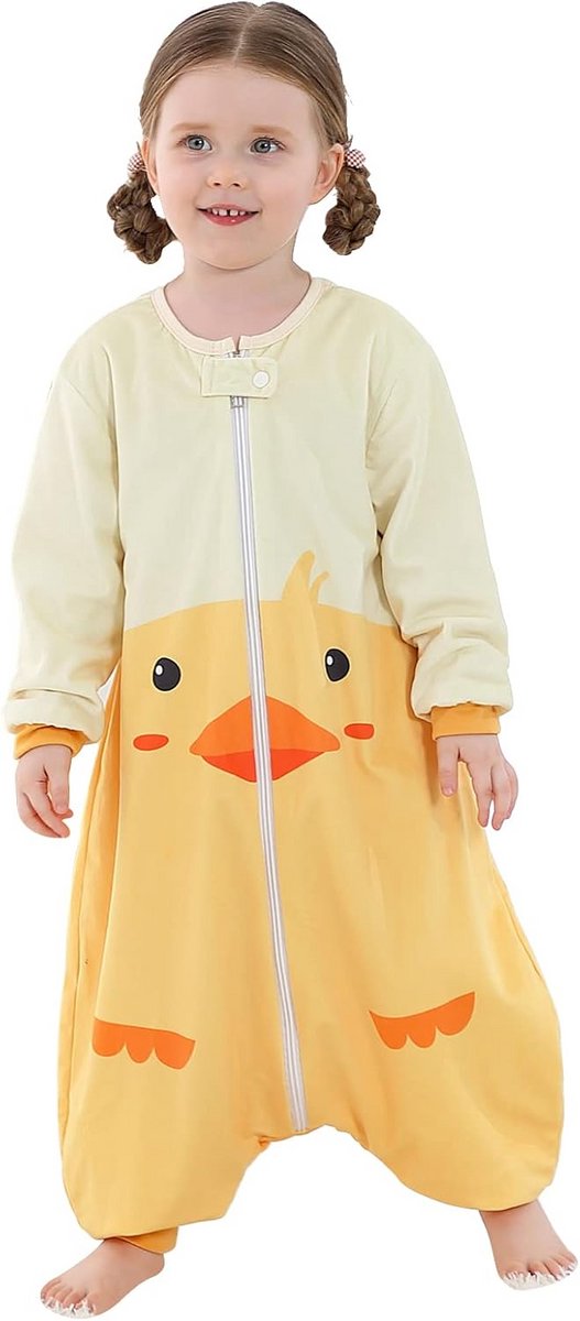 Babyslaapzak met Voetjes voor Peuters - Warme Winter Jumpsuit met Capuchon