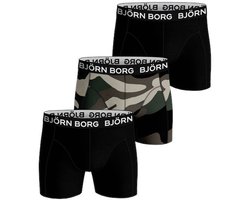 Björn Borg - Heren - Boxershort Core 3-Pack - Multicolour/Zwart - Maat S
