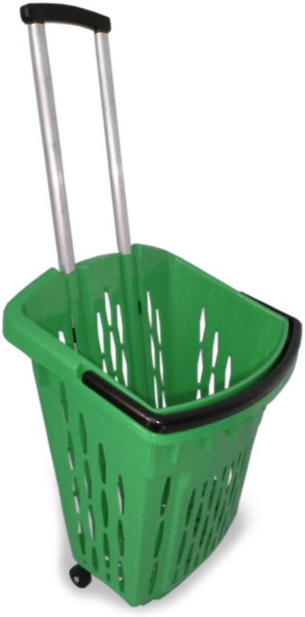 Set van 3 Opvouwbare Winkelwagentjes met Wielen - 40L Boodschappentrolley