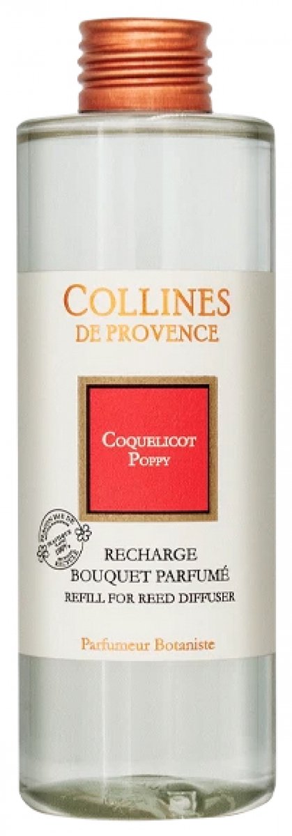 Collines de Provence Navulling Geparfumeerde bos 200 ml (Geur : Poppy)