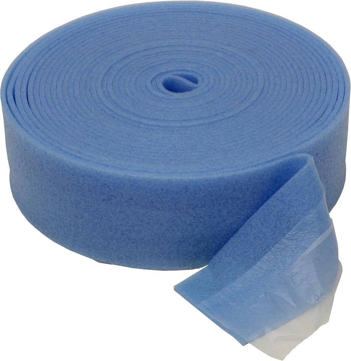 Randisolatiestrip voor Vloerverwarming en Dekvloeren met Lip - 8mm x 150mm Rol (25m)