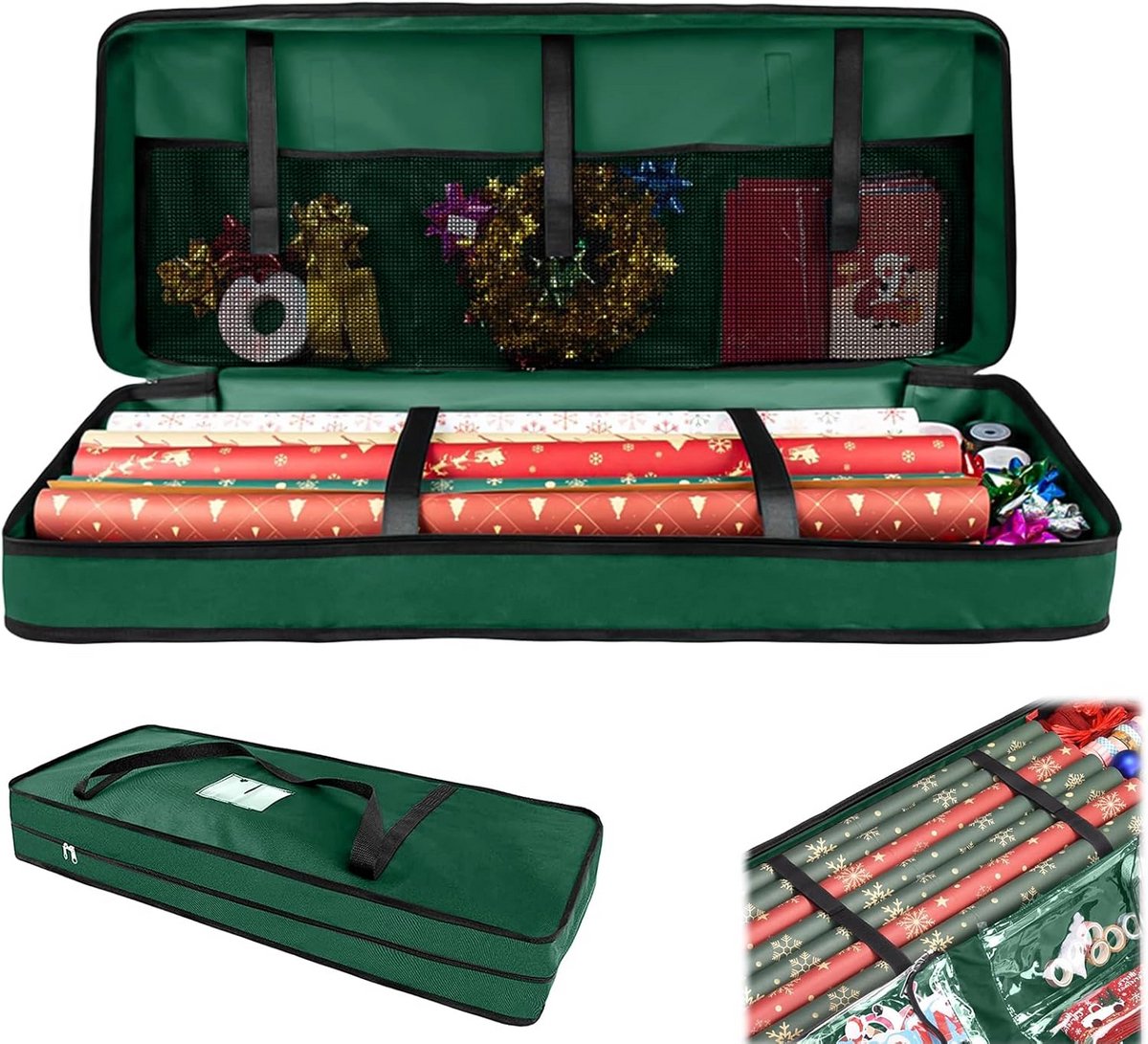 Lange Opbergtas voor Cadeaupapier Rollen - Waterdichte Bescherming