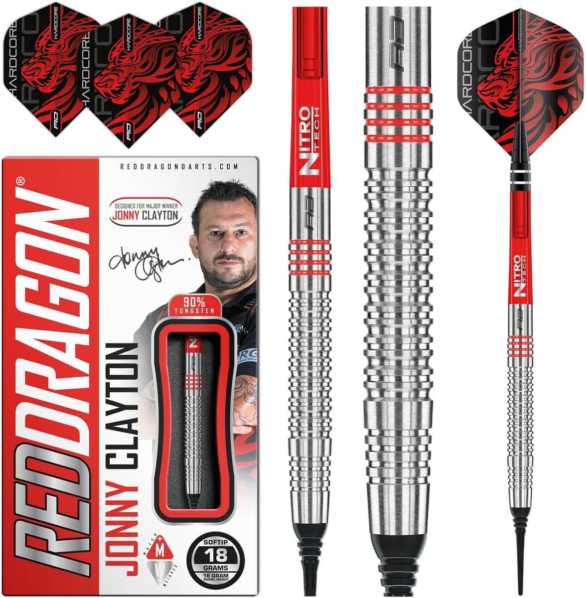 Professionele Tungsten Softip Dartpijlen 18g of 20g Set Inclusief Flights en Shafts