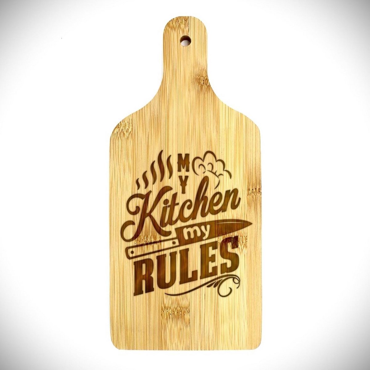 Houten Snijplank Bamboe - Keukenplank 26.5x12x1 cm voor Vlees, Kaas en Groenten