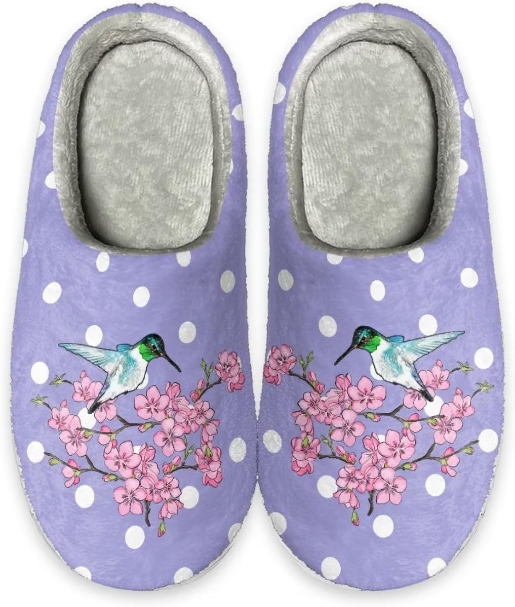 Comfortabele Dames Pantoffels - Warme en Zachte Binnenslippers met Antislipzool