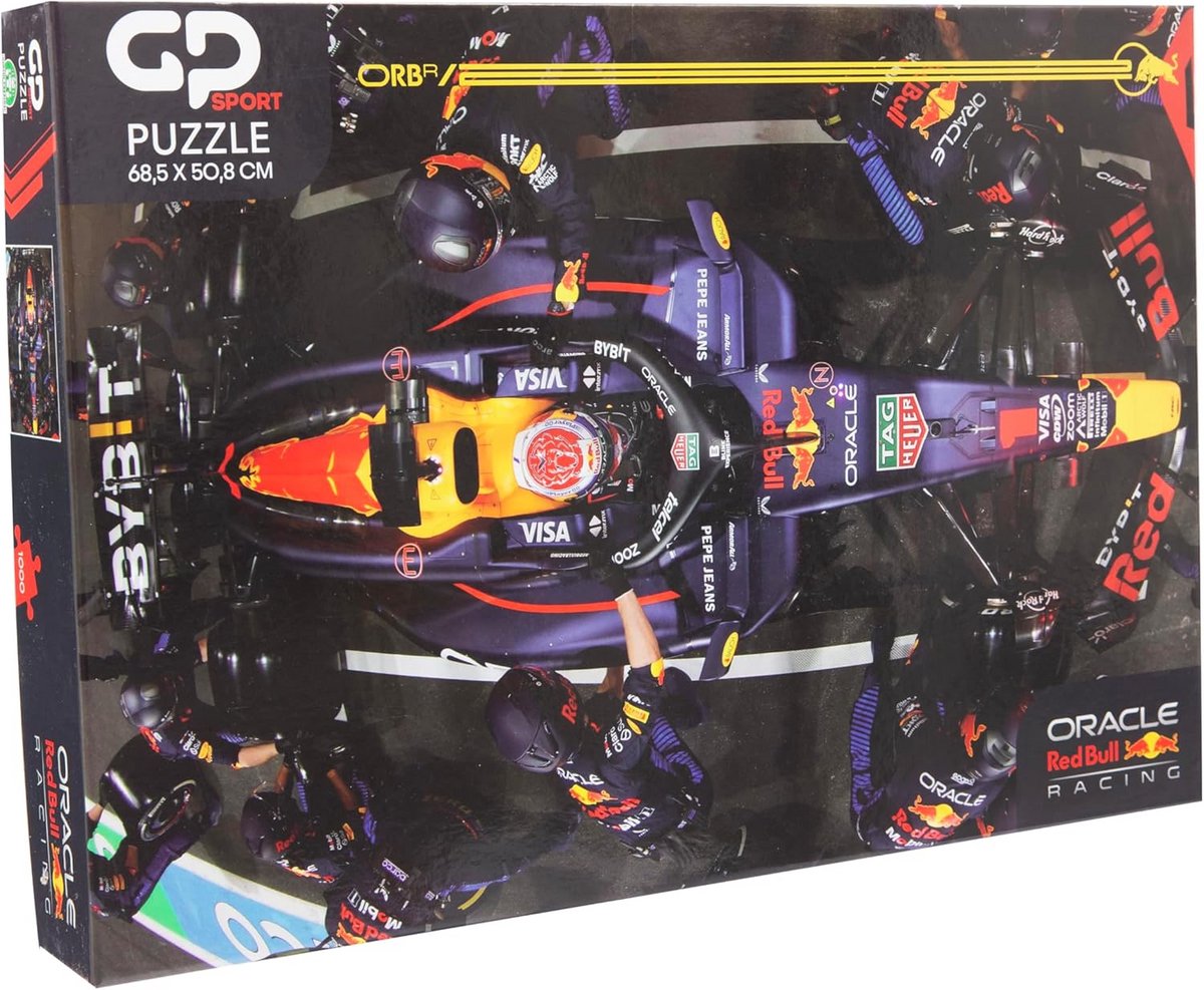 1000 Stuks 2D Puzzel F1 Raceauto - Gedetailleerde Motorsport Kunstwerk Puzzel