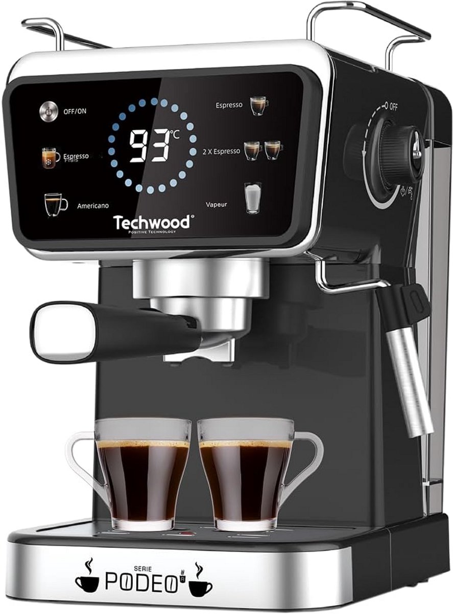Koffiezetapparaat met 20 Bar Pompdruk voor Espresso en Cappuccino