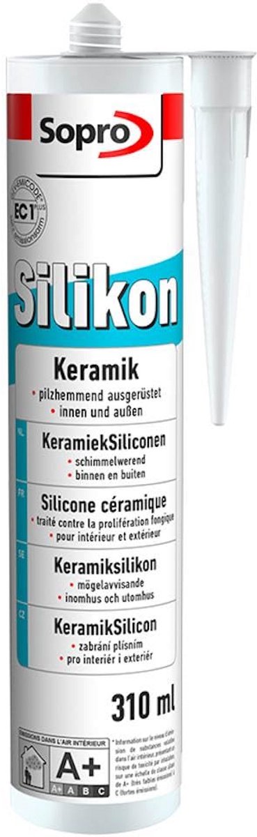 Flexibele Keramiek Siliconenkit Antraciet 310ml voor Voegen