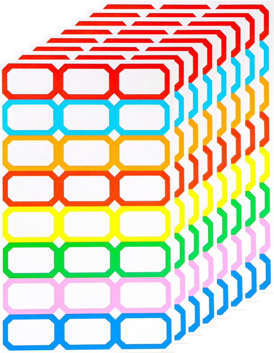 240 Gepersonaliseerde Naamstickers voor Kinderen - Zelfklevend en Duurzaam