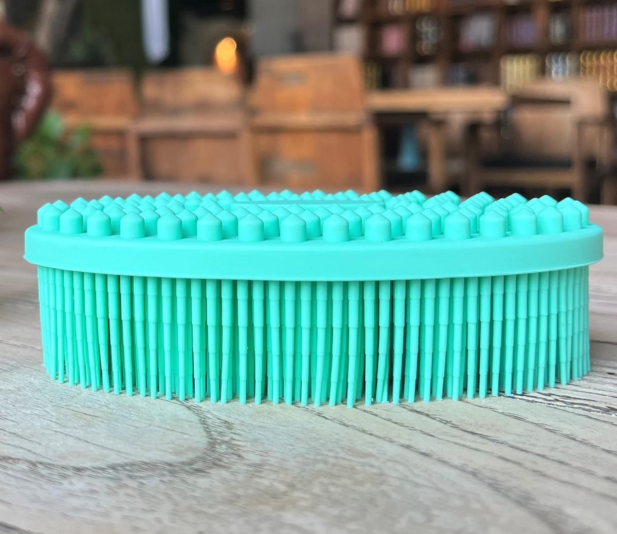 Sensorische Stofborstel Silicone Lichaamsreiniger 2-in-1 Ergotherapie Hulpmiddel