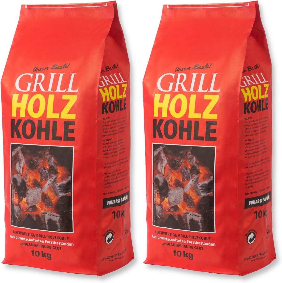 Premium Houtskool 20 kg voor Ball, Briketten en Rookovens