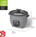 Cuillère à Riz Debout En Silicone Et Acier Inox - Antiadhésive, Résistante à La Chaleur - Pour Cuiseur à Riz, Soupes, Poêles