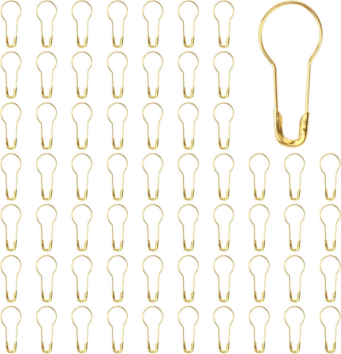 600 stuks Gouden Veiligheidsspelden voor Knutselen en Woonaccessoires