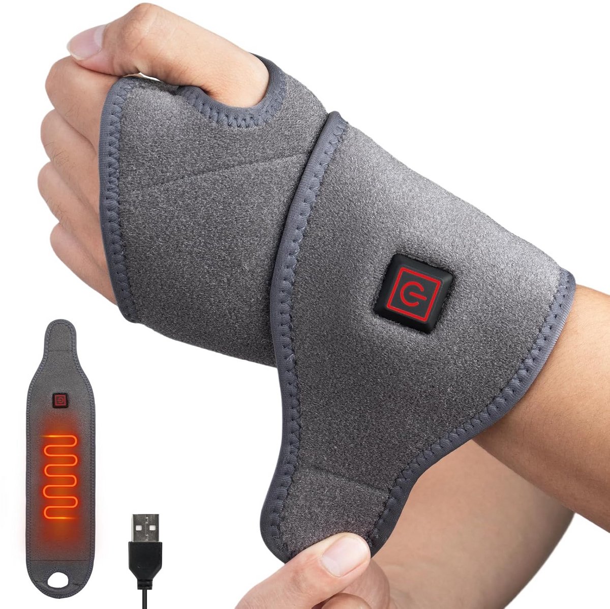 Elektrisch polswarmers met warmtetherapie voor pijnverlichting en artritis