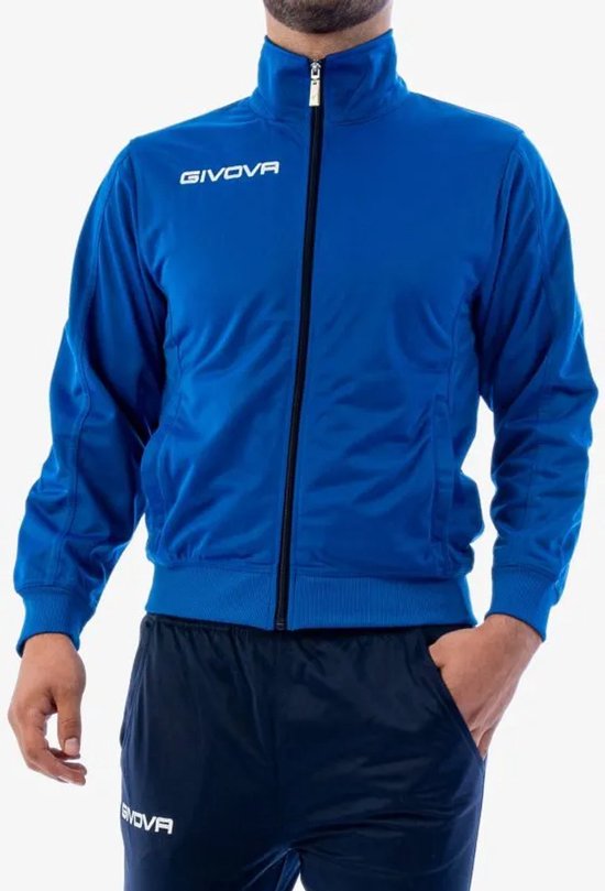 Survêtement Givova TR031 Tuta Torino, 0403 Blauw Royal , Taille XL