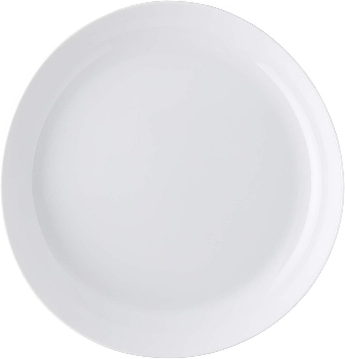 Diep bord 33 cm wit porselein