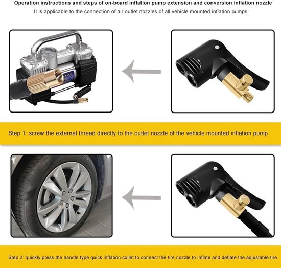2-Pack Fietsventiel Adapters voor Frans en Amerikaans Ventiel — afbeelding 5
