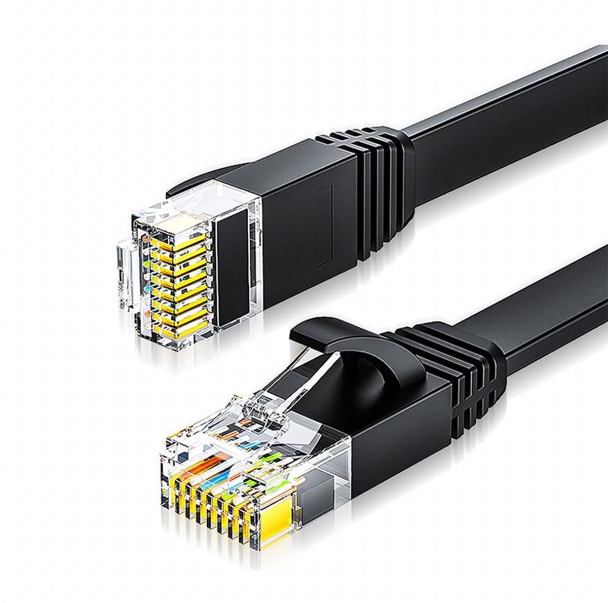 Ultra Dunne Cat 6 Netwerkkabel RJ45 UTP Platte Patchkabel voor Router en Laptop