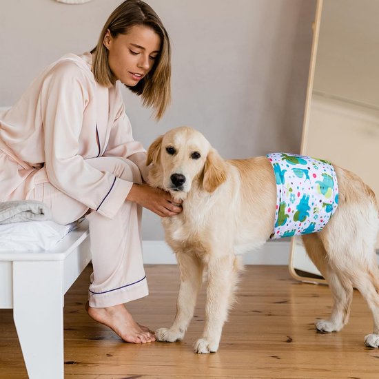 3 stuks luiers voor vrouwelijke honden, 3 verpakkingen wasbare luiers voor vrouwelijke honden in de loopsheid, herbruikbare luiers voor honden, luiers voor puppy's | SHEIN Nederland